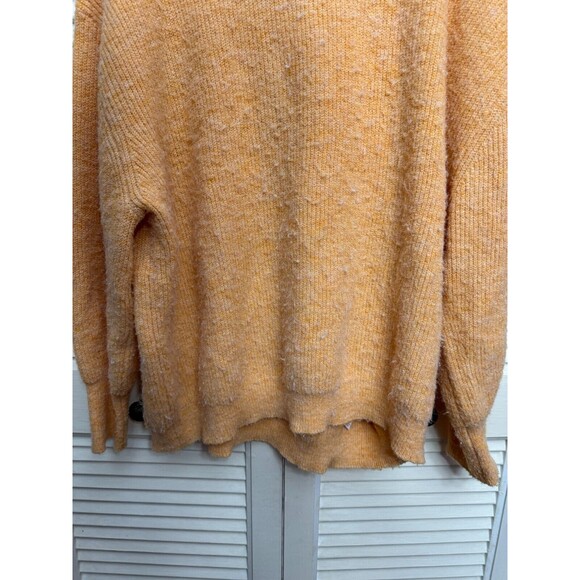 ASOS DESIGN Curve Relaxed Crew Neck Sweater orange Size 14 Women - Picture 2 of 7